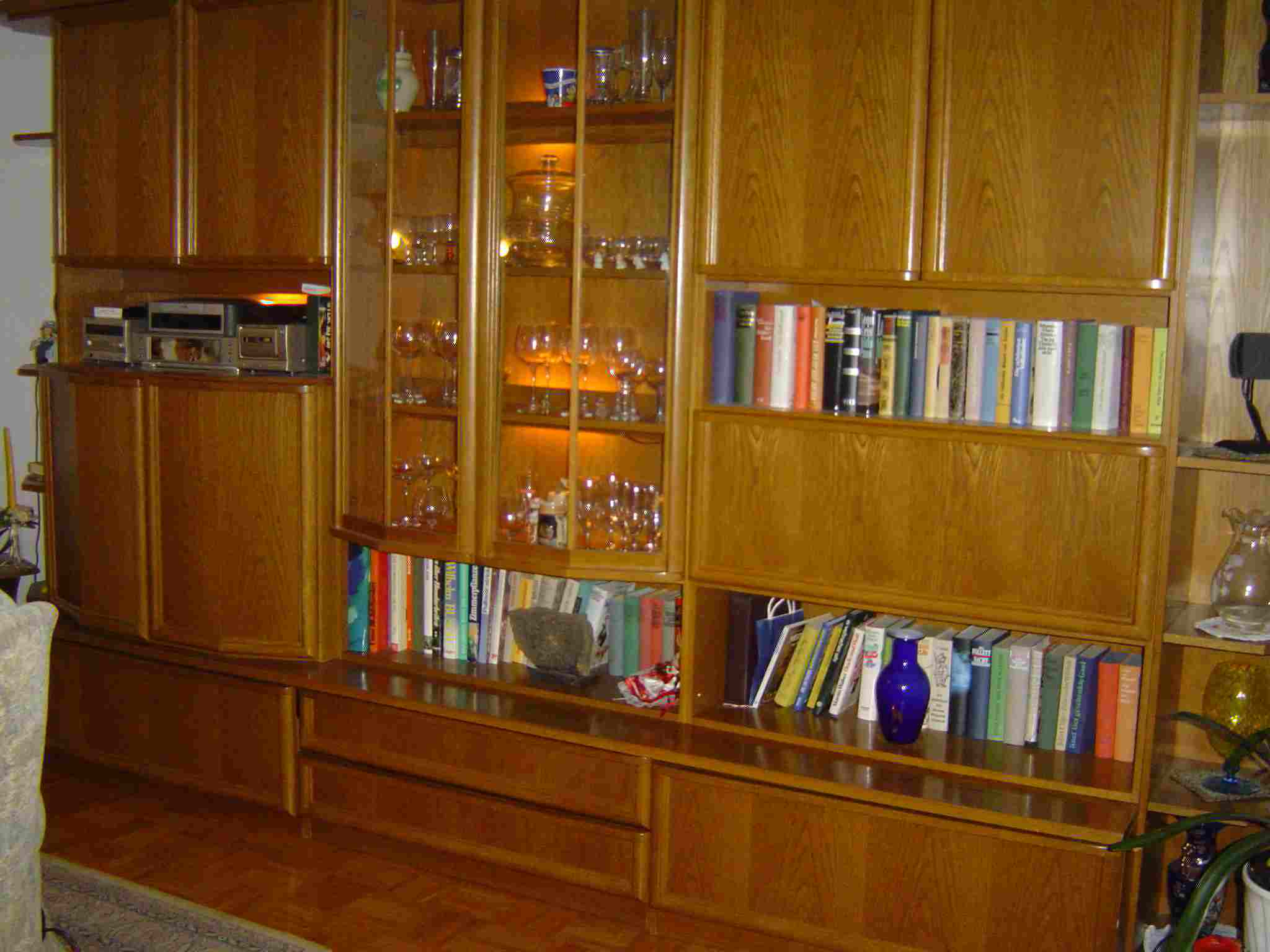 Eiche rustikal wohnzimmer: eckschränke für wohnzimmer ebay ...