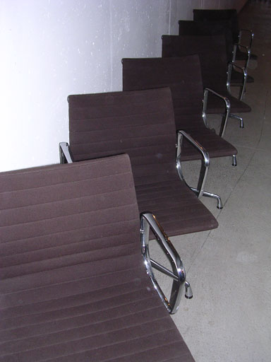 6 x Original Alluminium Group Stuhl EA 108 Charles Ray Eames, vitra Original - Stil Designer Moebel - Nürnberg