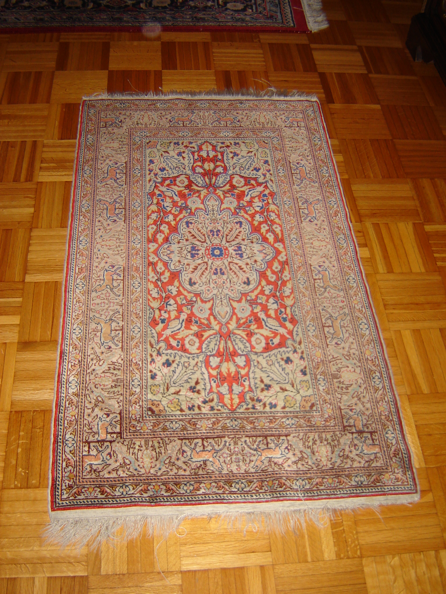Echter Seidenteppich ca. 70 x 120 - Teppiche - Ostfildern