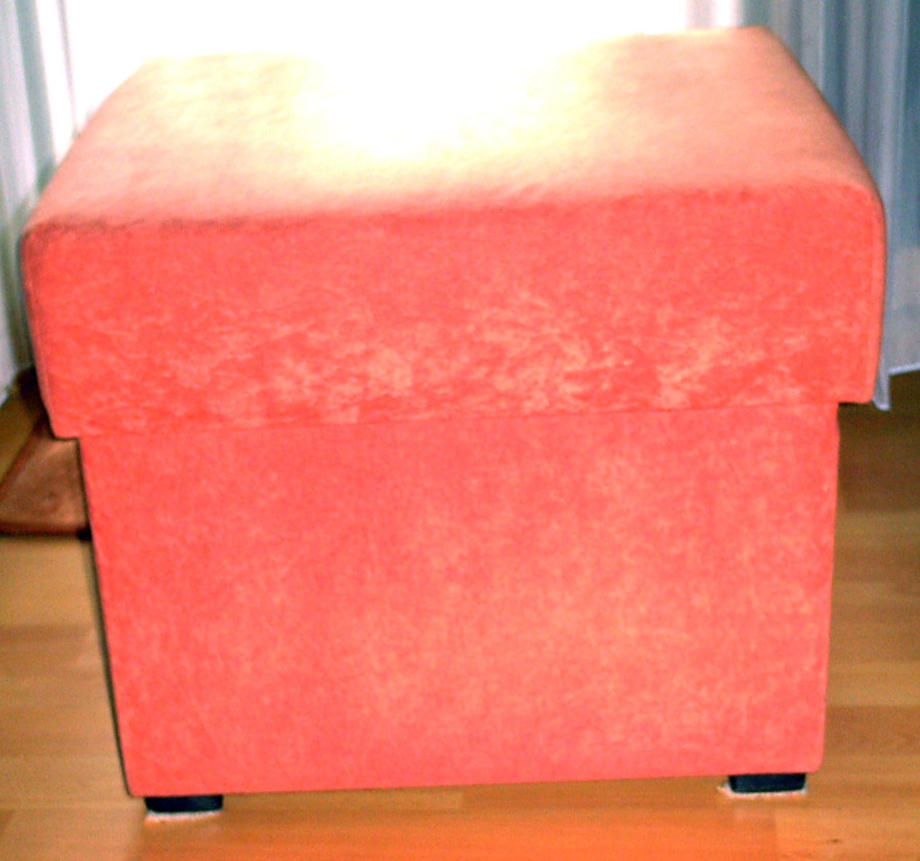 Hocker mit Stauraum, Terrakotta TOP-ZUSTAND - Polster Sessel Couch - Hanau