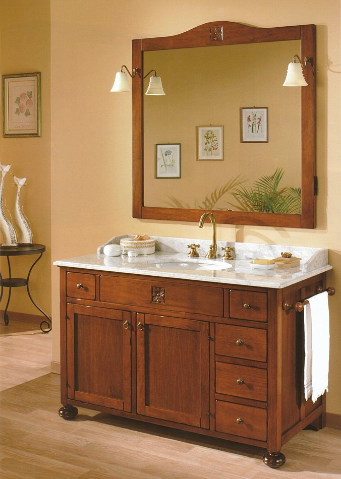 Landhausbadmöbel Ricordi 130 cm Breit - Bad Einrichtung - Berlin