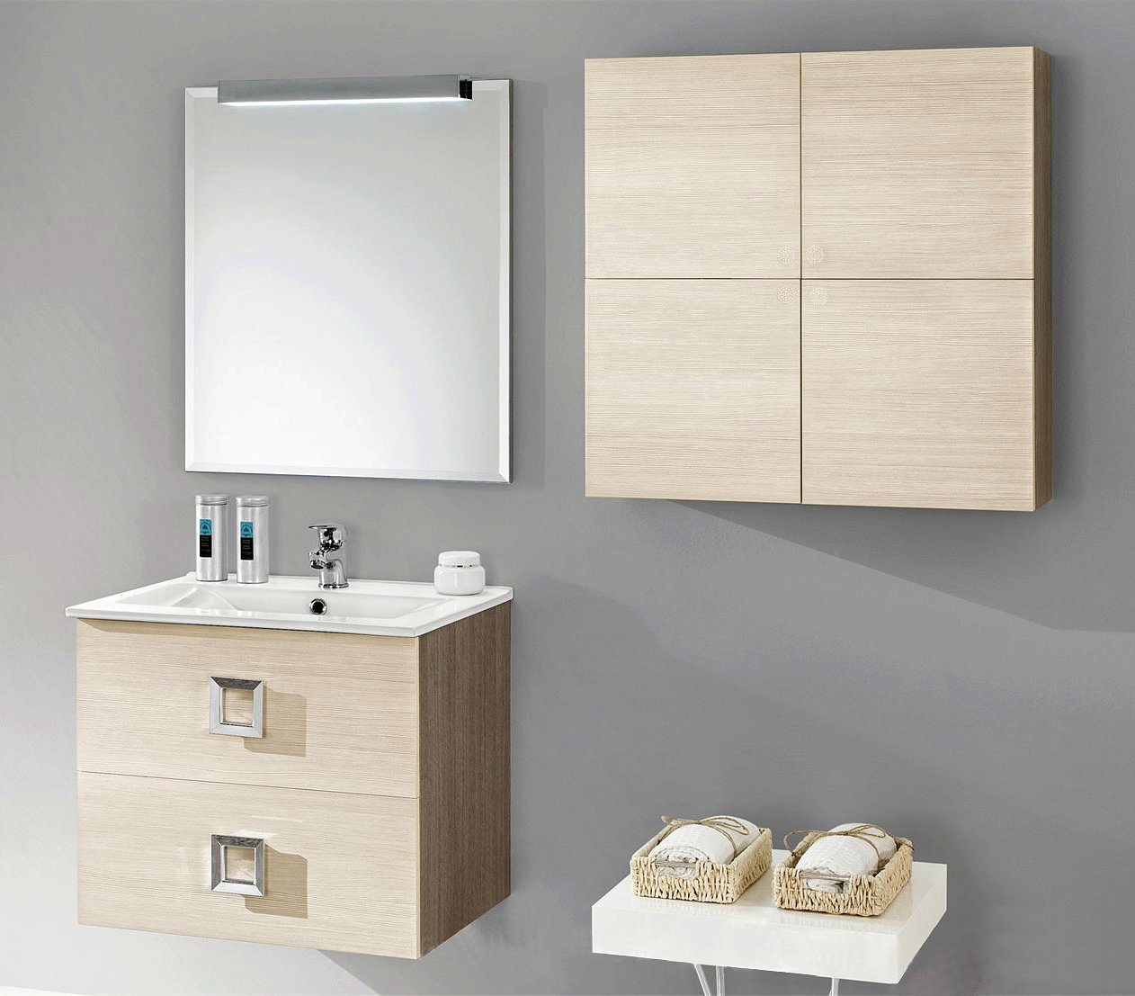 Modernes 62 cm Badezimmerset  Moderno  - Bad Einrichtung - Berlin