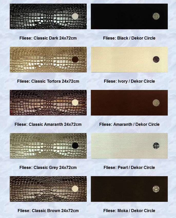 Designer-Fliesen im Kroko-Look - Bad Einrichtung - Berlin