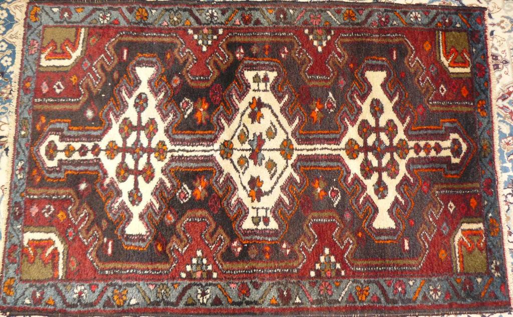 Orientteppich Hamadan alt handgeknüpft 125 x 80 - Teppiche - Aachen