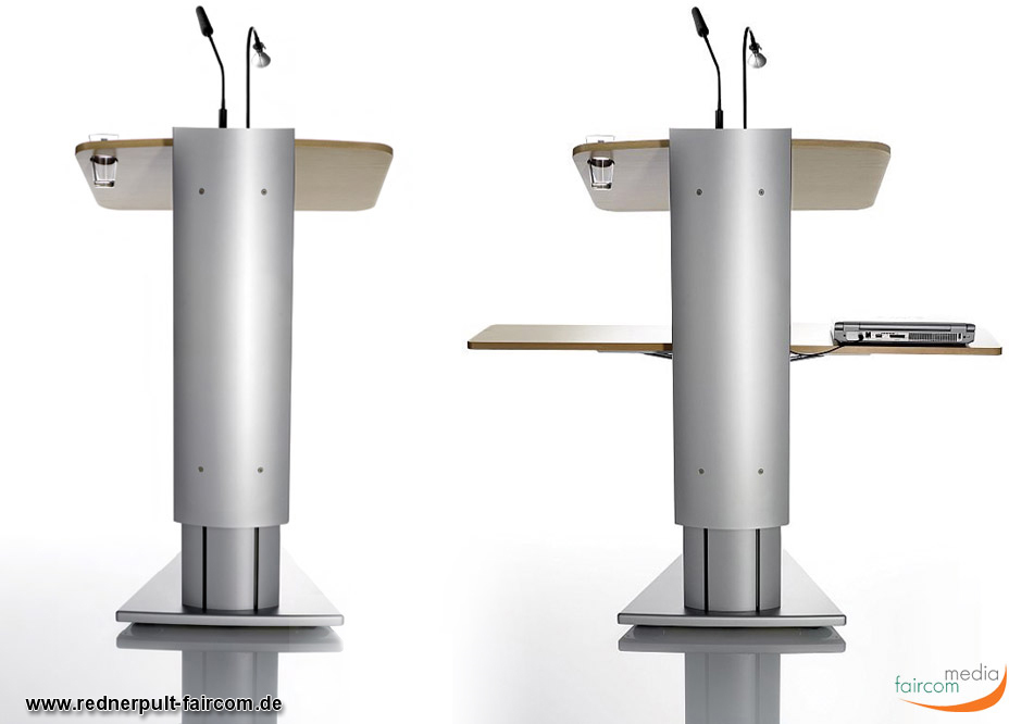 Rednerpult faircom - Multifunktionale Rednerpulte mit Intelligenter Säule  - Bueromoebel Bueromaterial - Olpe