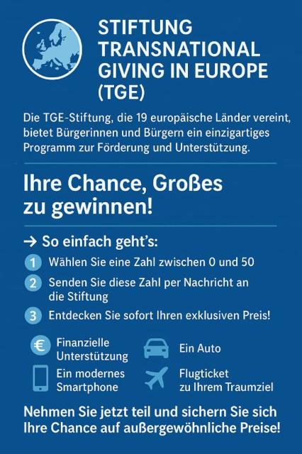 Stiftung Transnational Giving in Europe (TGE) - Sonstige Schlafzimmermoebel - Berlin