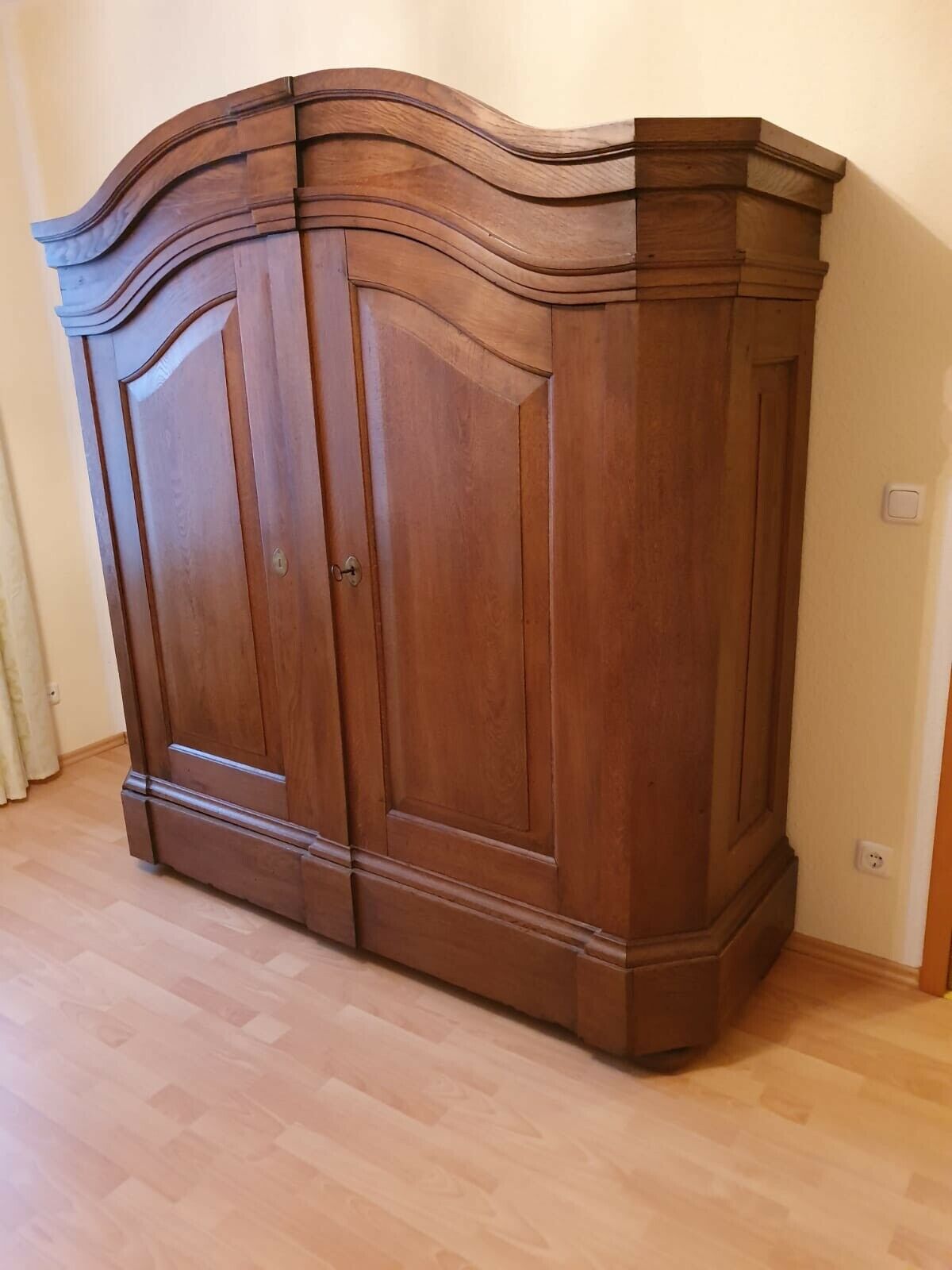 Antik Kleiderschrank Barock Schrank Dielenschrank Biedermeier Garderobe Eiche - Sonstige Schlafzimmermoebel - München