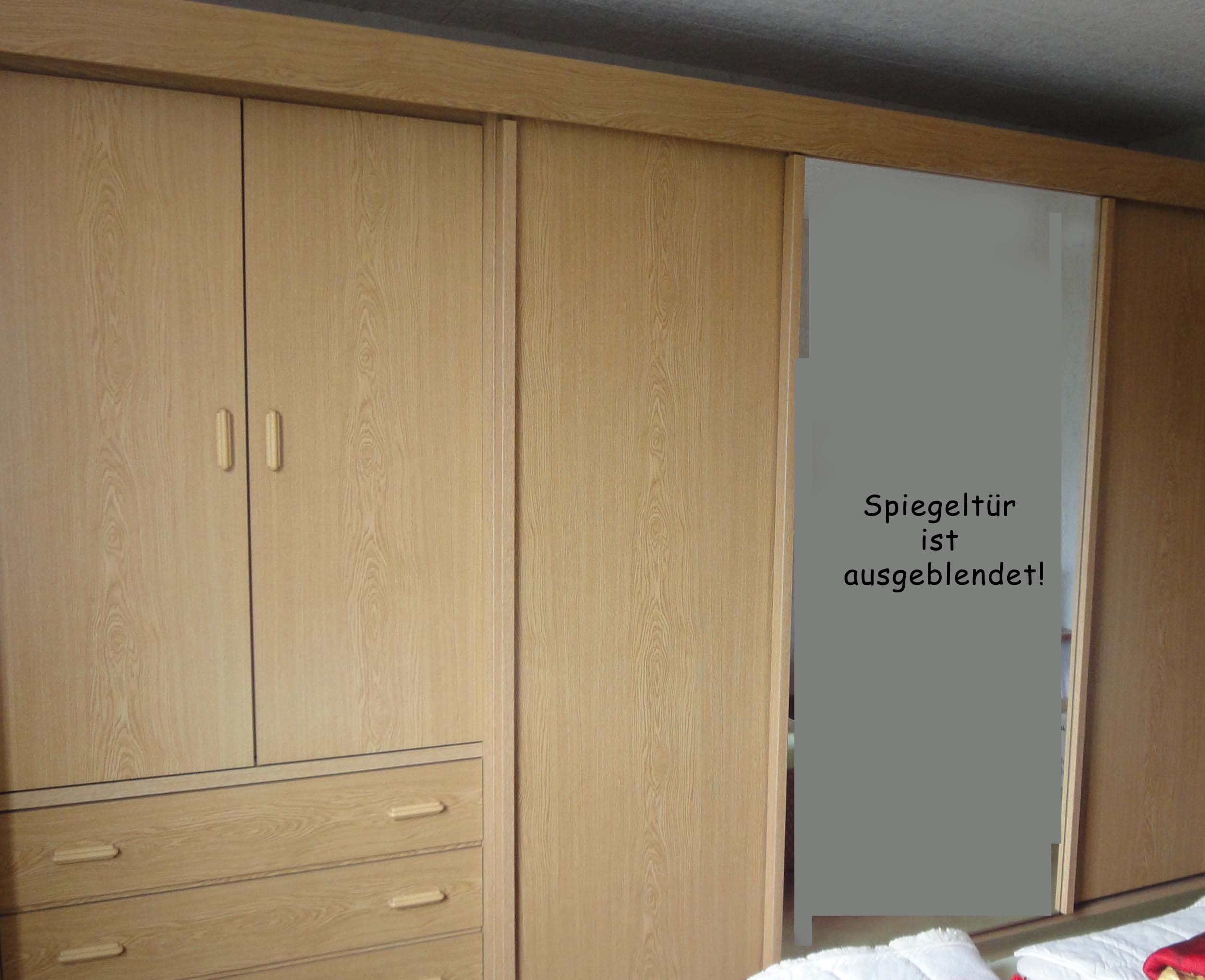 Moderner Kleiderschrank Schlafzimmerschrank Eiche hell 357 cm - Sonstige Schlafzimmermoebel - Leverkusen