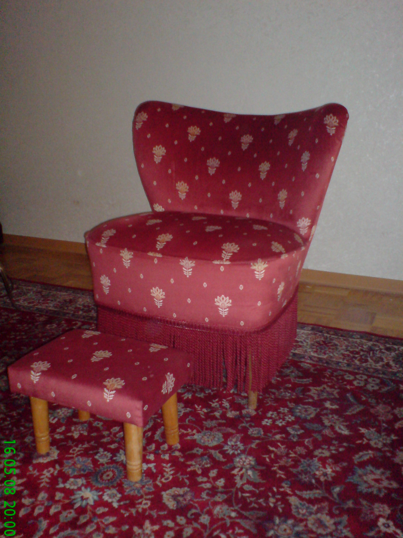 2 Cocktailsessel incl. Fußhocker zu verkaufen - Polster Sessel Couch - Elmshorn