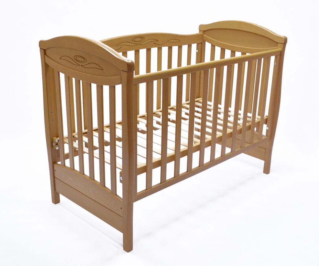 Babybett aus massivem Buchenholz. Sonderangebot-mit Zustellung. Preissturz - Betten Bettzeug - Prague / CZ