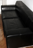 3er Kramfors Sofa Schwarz - Polster Sessel Couch - berlin
