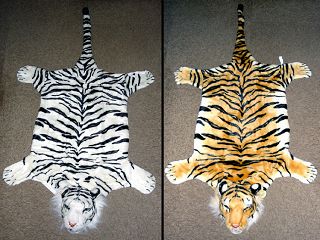 Tigerfell in zwei Farben - Teppiche - Hamburg