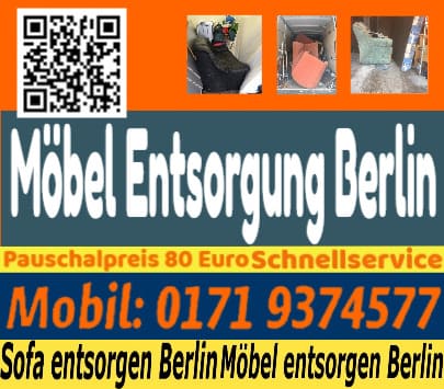 Möbel entsorgen Berlin  - Polster Sessel Couch - Berlin