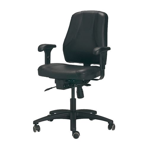 Ergonomischer Bürostuhl VERKSAM Ikea Lederbezogen NP 289 € - Bueromoebel Bueromaterial - Duisburg