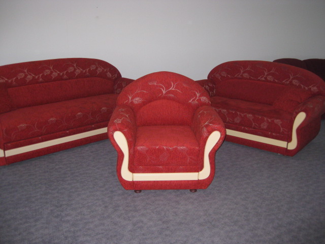 Polstergarnitur 3-2-1 mit Betteinsatz nr.15 NEU - Polster Sessel Couch - Neugersdorf